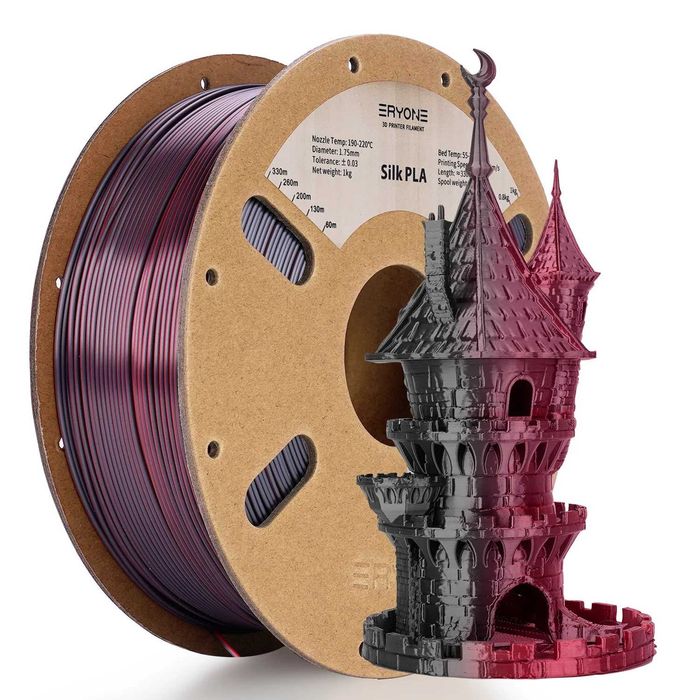 PLA Dual/Tri Color Silk Filament, ПЛА Филамент (Нишка) за 3Д Принтер