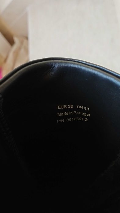 Ботуши естествена кожа 38 номер