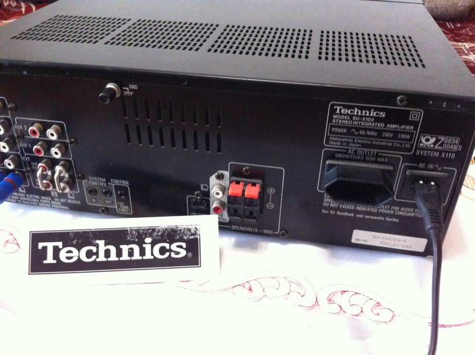 Amplificator Technics SU-X933/Technics SU-X102/SU-X120 Class A statie