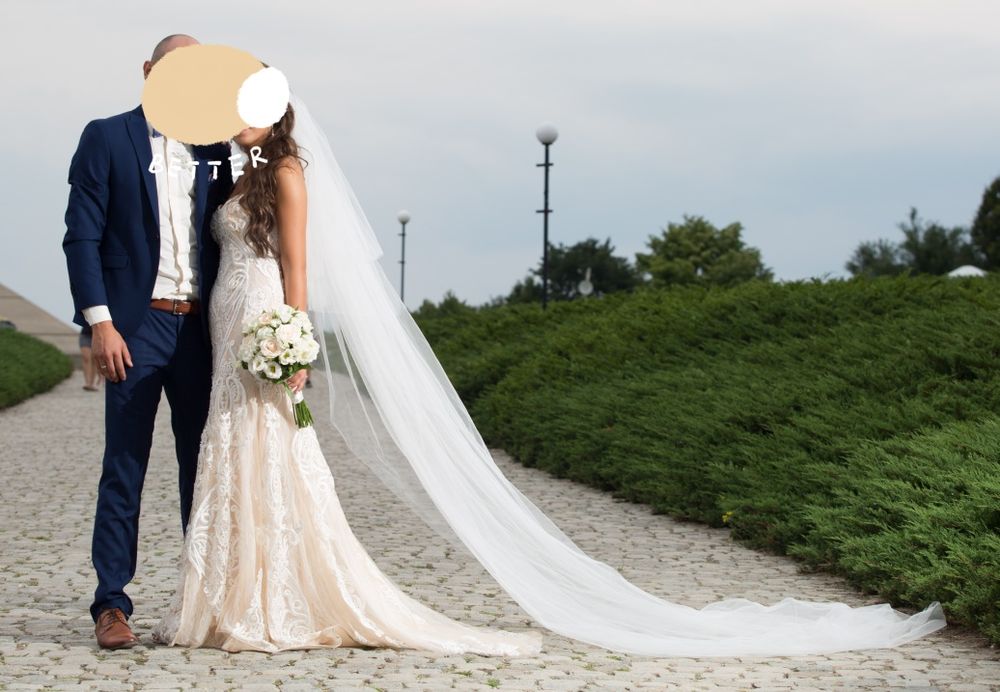 Висок клас дизайнерска булчинска/бална рокля