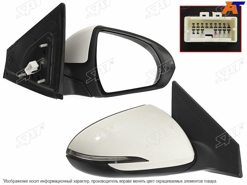 Зеркало Hyundai Elantra