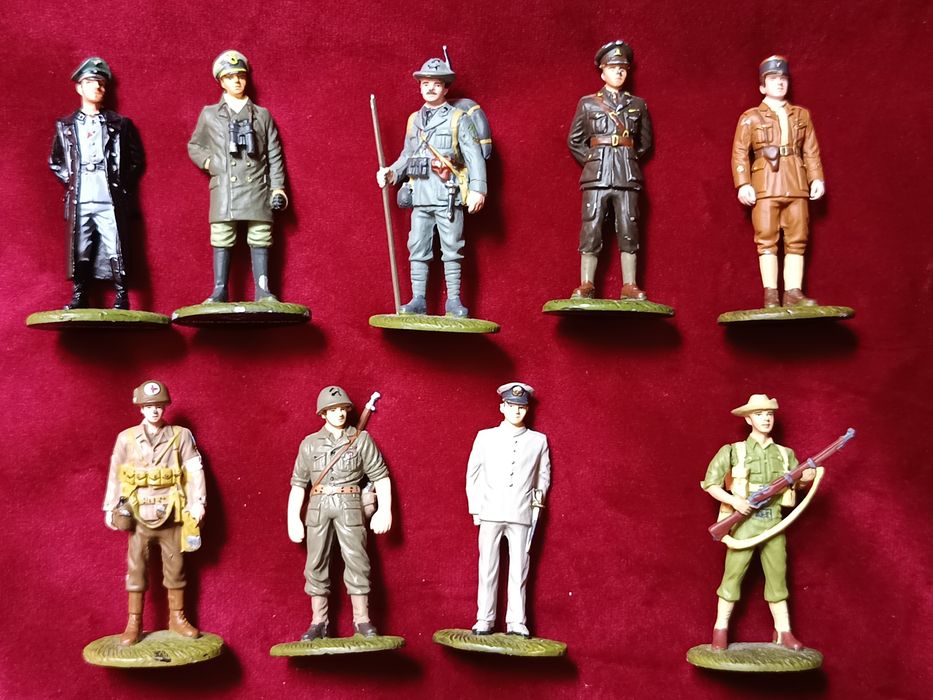 WW2 Soldat din plumb. Figurine din plumb pictate manual/ Preț pe bucată ! Colecție