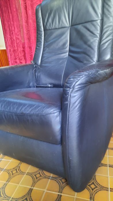 Fotoliu reglabil electric piele