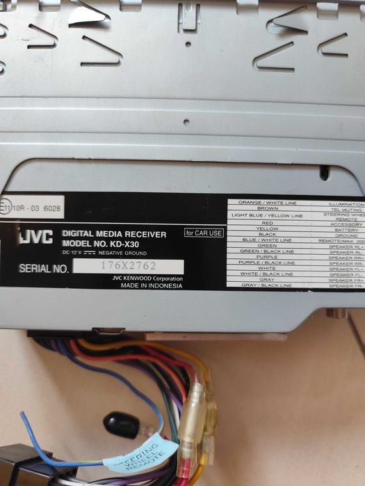 Авто радио с usb JVC