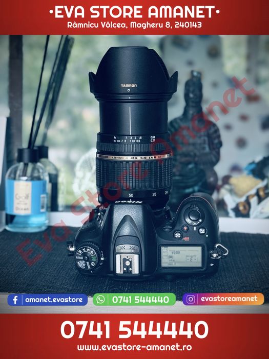 Aparat foto DSLR Nikon D7100 24.1MP cu Obiectiv Tamron SP AF 17-50mm f/2.8 XR Di II LD IF Lens