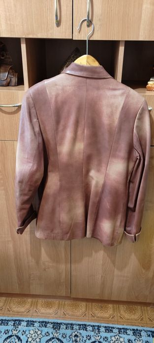 Пиджак из натуральной кожиg, рыжего цвета,,турция.куртка или пиджак на