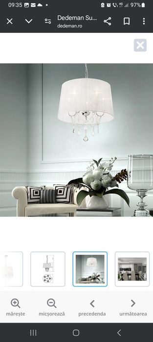 Lustra de cristal, noua