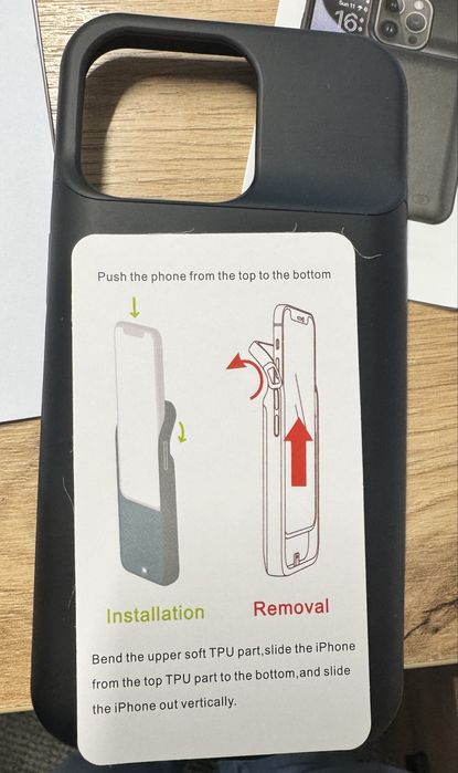 Husa  cu acumulator Iphone 15 ProMax