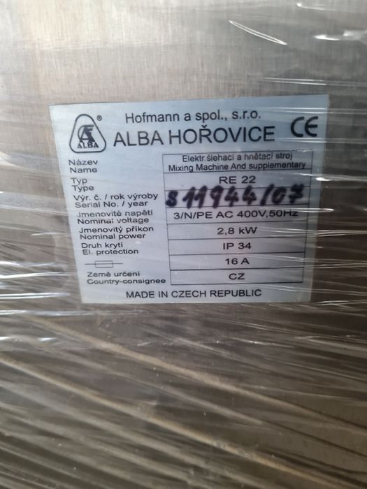 Планетарен миксер ALBA RE 22- 30lt