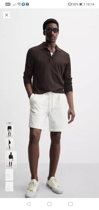 Pantaloni scurți bermude Zara foarte comfortabili