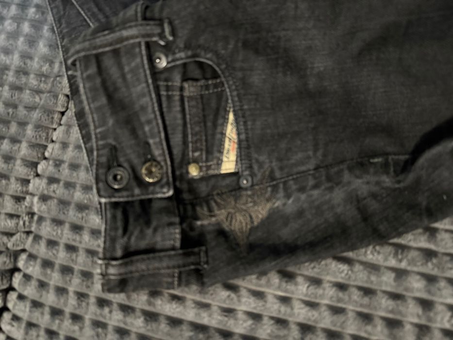 Дънки Diesel, черен цвят