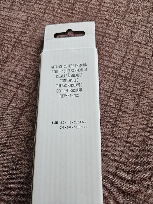 FOARFECA inox  pentru  tăiat carnea de pui