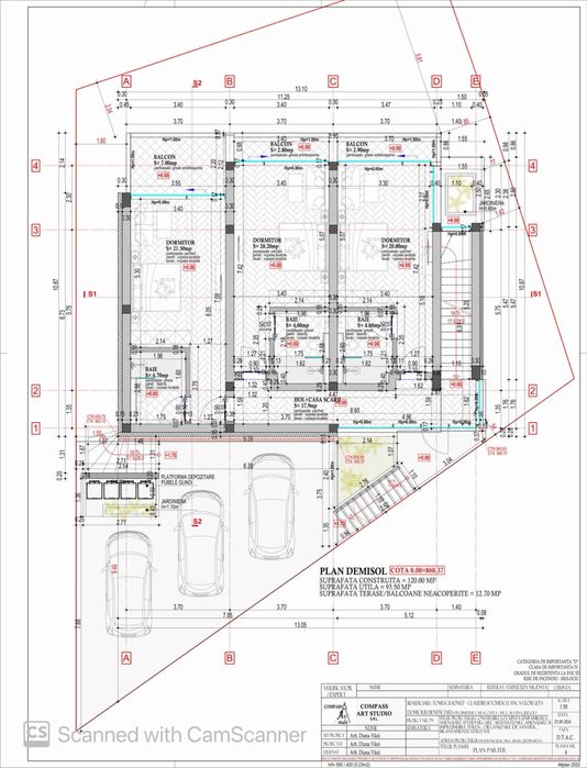 Vand teren 311 mp Sinaia- cu proiect + Autorizatie de Construire