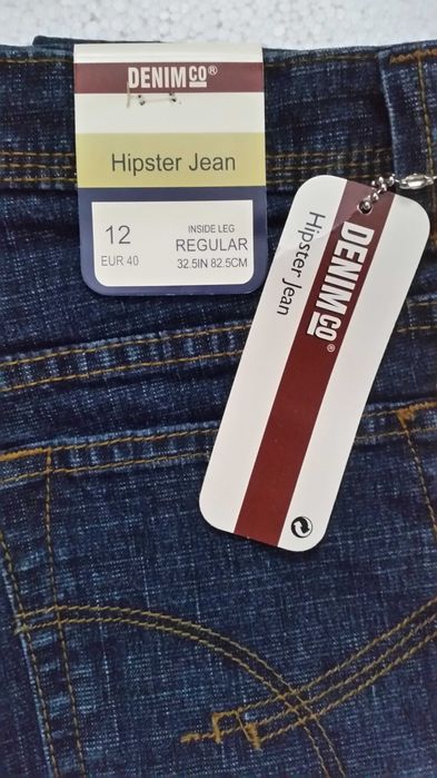 blugi /jeans denim  cu eticheta