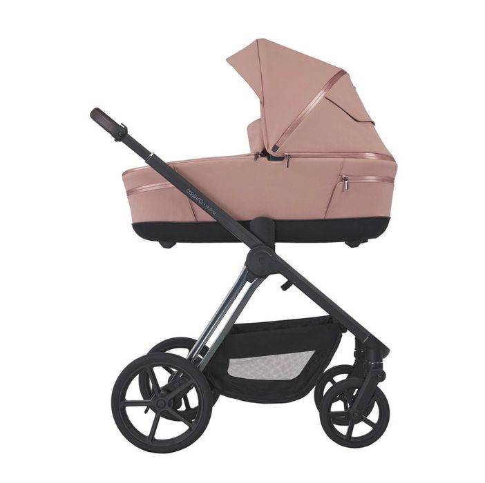 Бебешка комбинирана количка • Espiro Miloo Pink Love Story 2в1