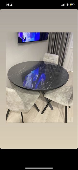 Скатерть 2мм "Жидкое стекло" на стол