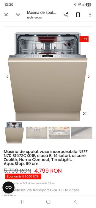 Vand set complet electricasnice NEFF