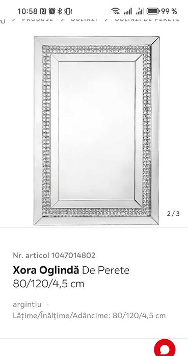 Oglinda de perete