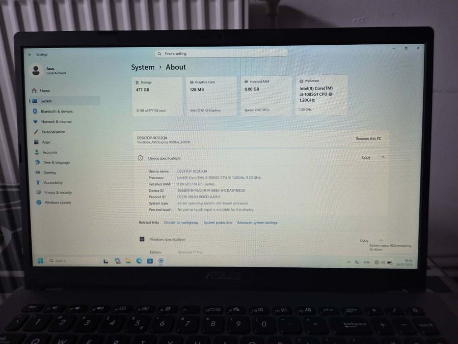 Lenovo Ideapad 15ITL6 i5gen10-8gb-512gb