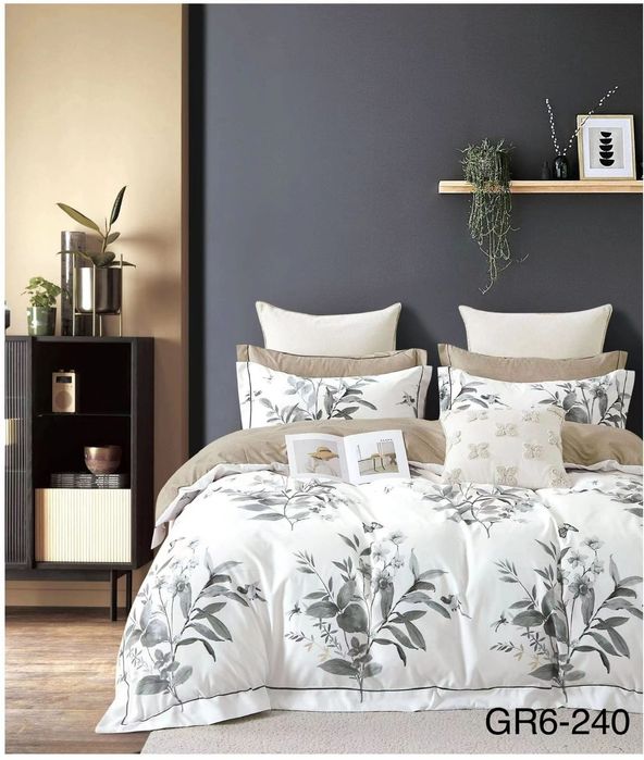 Oferta Lenjerie de pat bumbac finet 6 piese- 2 seturi la 180 lei