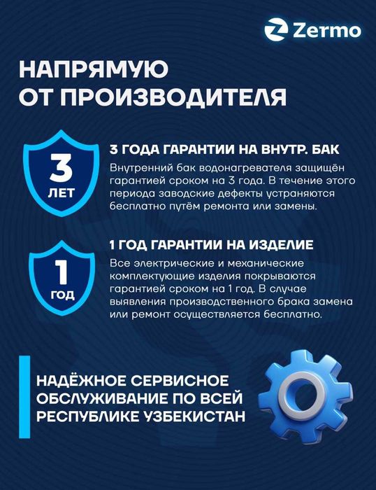 Zermo Электрический водонагреватель
