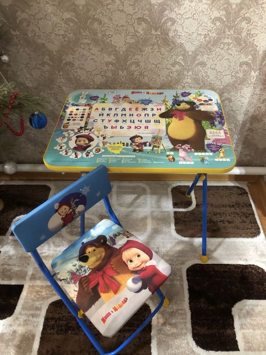 Столик детский со стульчиком