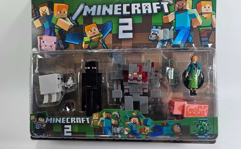 Minecraft 2 - Комплект 5 бр. фигурки / 2 модела + аксесоари
