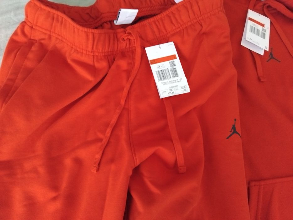 Комплект анцинг Nike Jordan, червен, размер Л