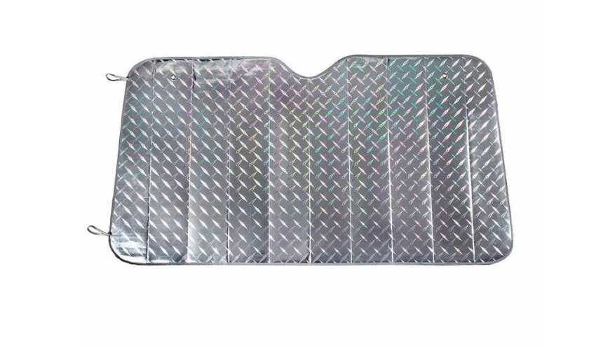 Parasolar cartonat parbriz efect holografic 70 x 140 cm sau 80 x 150