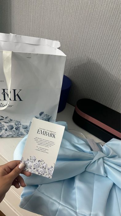 Голубое платье Embark store