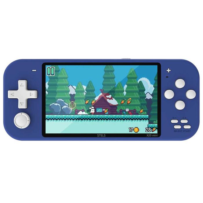 Конзола за игри STELS X20 Mini с 10 000 ретро игри, Super Mario, 4.3 инча, 6 цвята