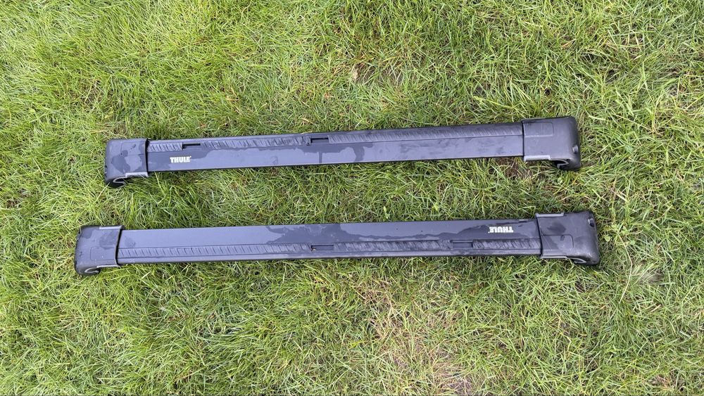 Bare transversale Thule Wingbar Edge Black pentru BMW 5-serie Touring F21 su X5 F15 + Snowpack