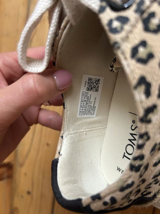 Еспадрили Toms леопард- cassiah platform sneaker