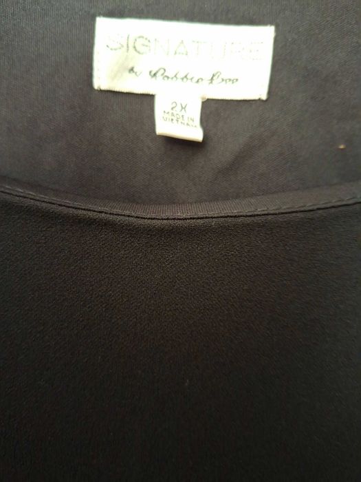 Черна дамска рокля 2XL