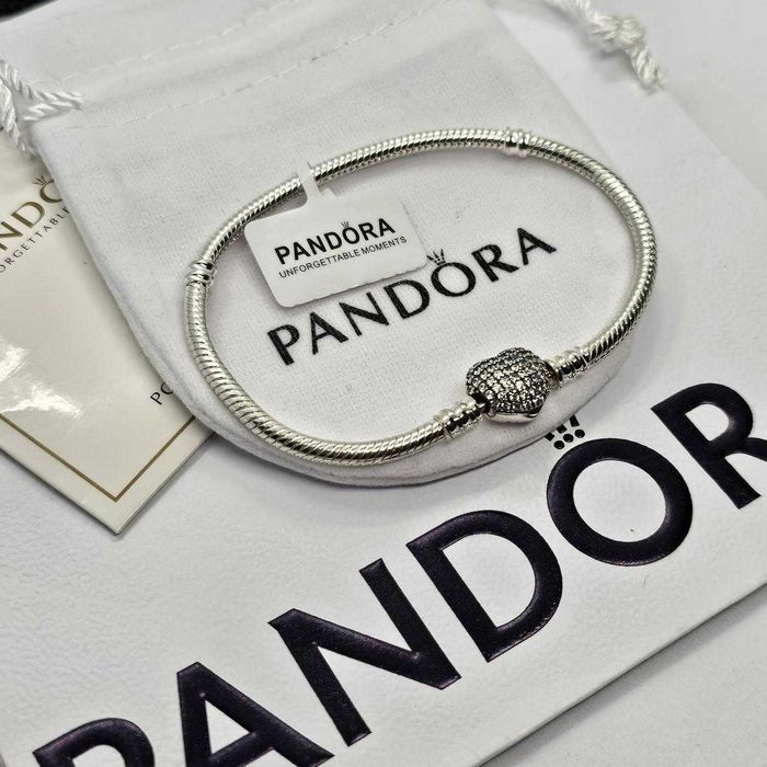 Brățară Pandora cu cristale - Argint 925, in cutie
