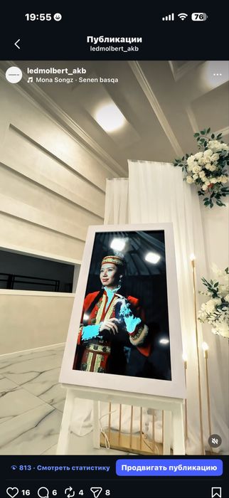 Ледмольберт со звуком