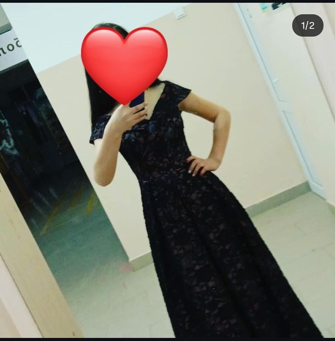 Платья вечерный б/у