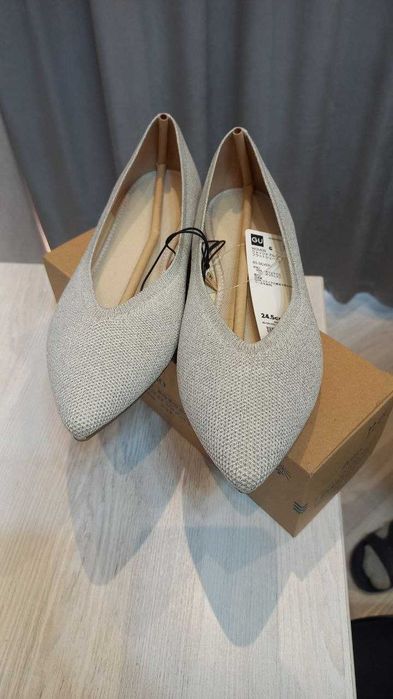 туфли женские - балетки GU ( Uniqlo ) новые 37-37,5