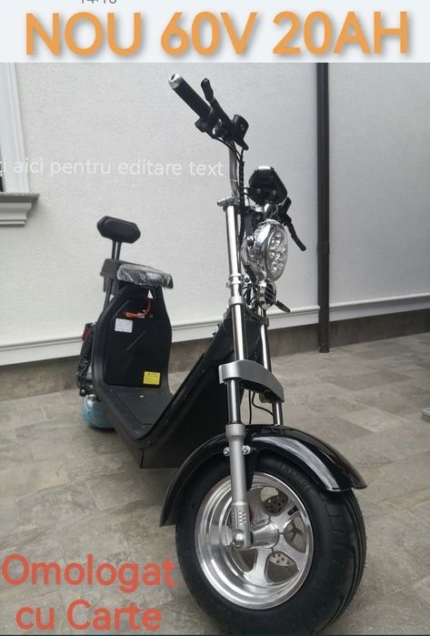 Scuter electric nou cu baterie detașabila