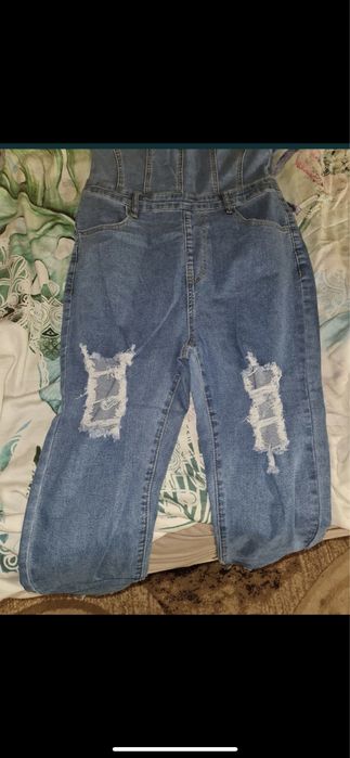 Salopeta jeans Shein