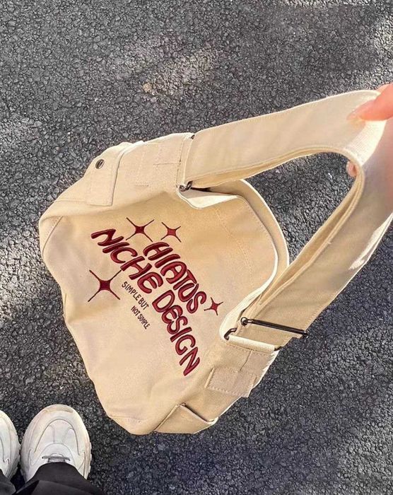 Белые сумки через плечо (2 шт), стильные