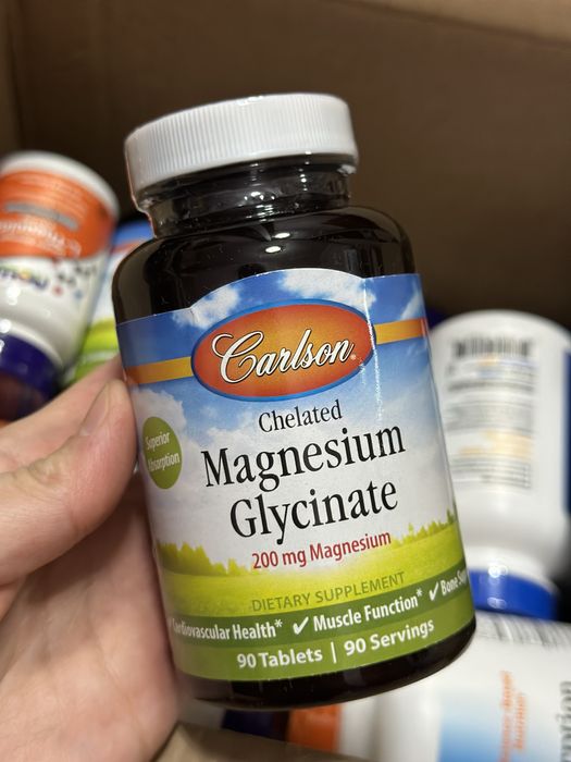 Глицинат магния. Magnesium Glycinate 180таблеток