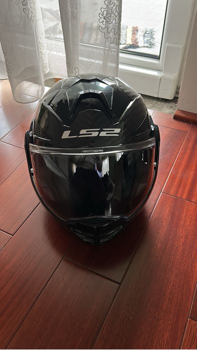 Casca moto LS2 Modulara full carbon intercom ready