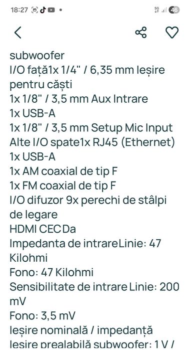 Riceiver Pioneer vsx933.