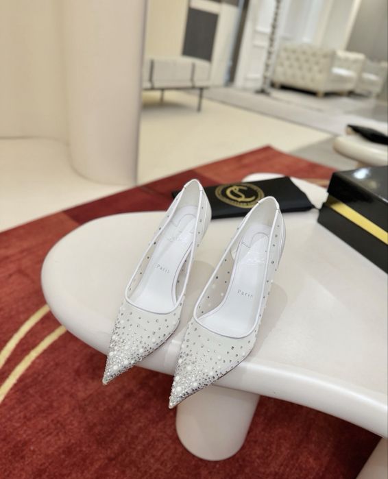 Pantofi Christian Louboutin Degastrass Perla 100 premium piele naturala pe comanda