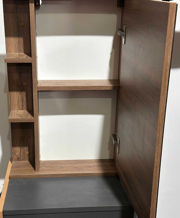 Mic Dulap Suspendat cu Oglinda si rafturi; Dulap de baie