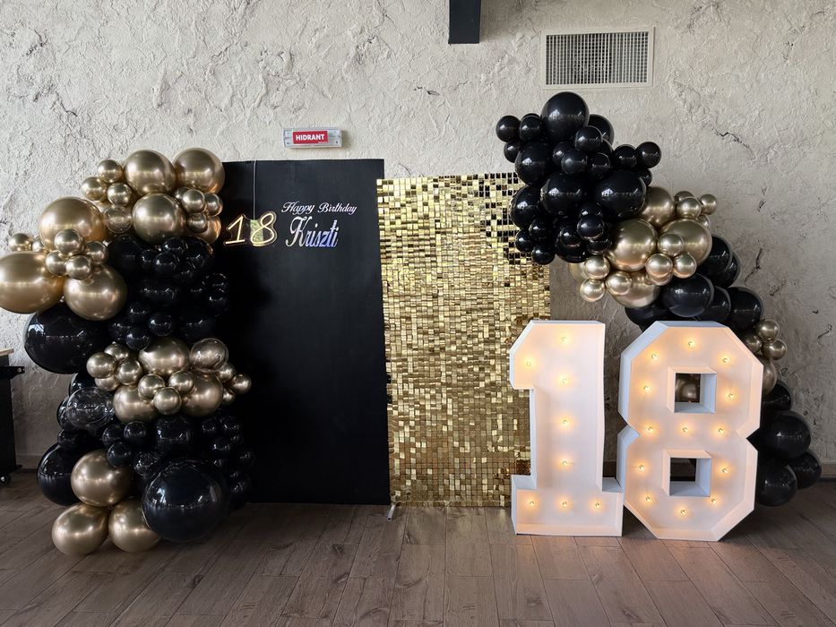 Aranjament decor baloane  botez nunta majorat
