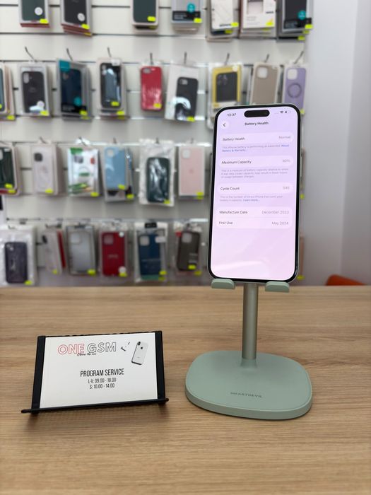 iPhone 15 128GB Blue– Second-Hand în stare buna!