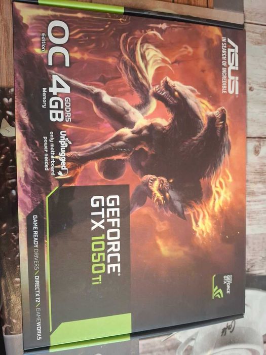 Видео карта ASUS Geforce GTX 1050Ti 4GB