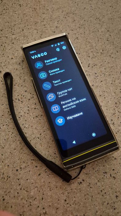 Vasco Translator V4 – Гласов и снимков преводач със SIM карта и безплатен интернет